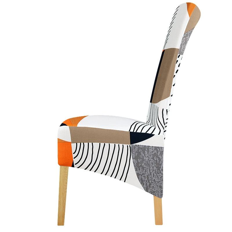 Stretch XL Size Chair Cover Big Elastic Seat Chair Covers Painting Slipcovers Restaurant Banquet Dining Home Party Decoration Chairs Protector Covers Seat Slipcover With Elastic Band For Dining Room Wedding Ceremony Banquet Stevvex