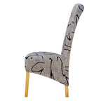 Stretch XL Size Chair Cover Big Elastic Seat Chair Covers Painting Slipcovers Restaurant Banquet Dining Home Party Decoration Chairs Protector Covers Seat Slipcover With Elastic Band For Dining Room Wedding Ceremony Banquet Stevvex