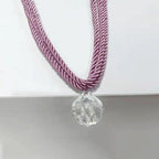 Crystal Bead Curtain Tieback Bling Diamond Bandage Rope Accessories Curtains Holder Buckle Tie Home Decorative Tieback Flower Curtain Clips Buckle with Stretchy Wire Rope For Home Office Decoration Stevvex