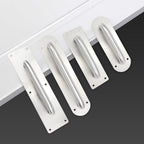 Large Size Door Handle Stainless Steel Furniture Handles  Door Knob Pull Handle Stainless Steel Flush Concealed Furniture Handle for Door Drawer Cupboard Cabinet Sliding Door Stevvex