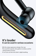 Business Bluetooth Hands-free Earphone Comfortable Single Ear Wireless Headset Waterproof Sport Earbuds 48 Working Time Wireless HD Call Headphone Bluetooth 5.0 Earbuds Noise Isolating Clear Calls Sweat Resistance Lightweight HiFi Headphone Stevvex
