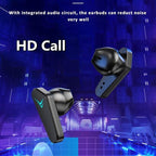 Bluetooth Game Headset Mobile Game 65ms Low Latency Chicken Winner True Wireless Earbuds with Mic Gaming Bluetooth Headphones Touch Control  Eating Competitive Stereo Noise Reduction Earphones With Mic Stevvex