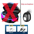 Bluetooth Game Headset Mobile Game 65ms Low Latency Chicken Winner True Wireless Earbuds with Mic Gaming Bluetooth Headphones Touch Control  Eating Competitive Stereo Noise Reduction Earphones With Mic Stevvex