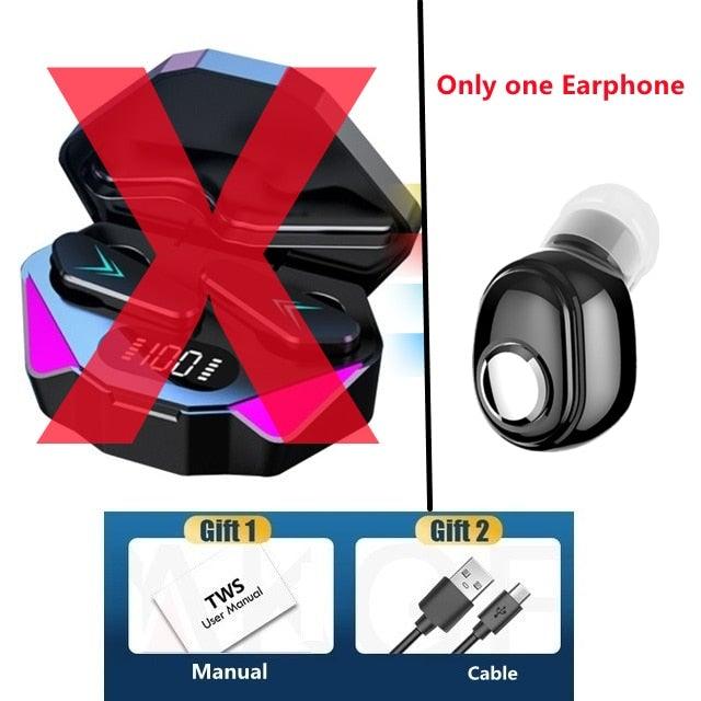 Bluetooth Game Headset Mobile Game 65ms Low Latency Chicken Winner True Wireless Earbuds with Mic Gaming Bluetooth Headphones Touch Control  Eating Competitive Stereo Noise Reduction Earphones With Mic Stevvex