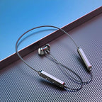 Hanging Neck Bluetooth 5.0 Wireless Sports Headset Ear Headset Bluetooth Headphones Earbuds Earphone With Microphone For Bluetooth Over Ear Headphones, Wireless 5.0/Wired Headset, 55Hrs Playtime, Hi-Fi Stereo Deep Bass, Soft Earmuffs & Light Weight Stevvex