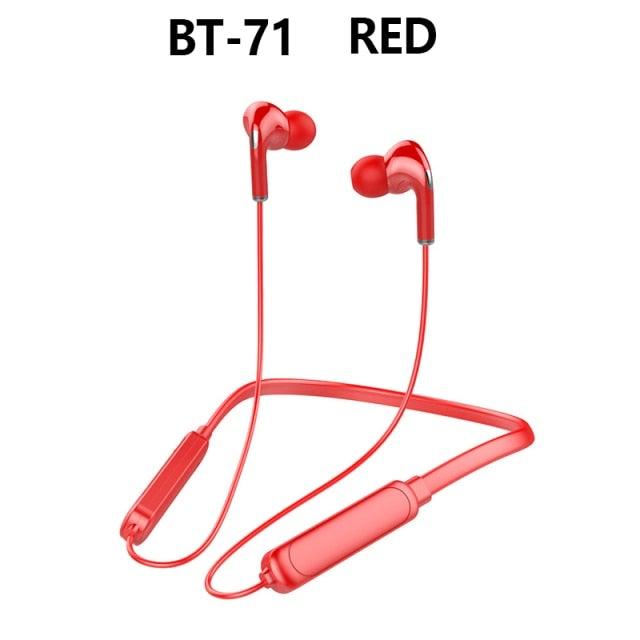 Hanging Neck Bluetooth 5.0 Wireless Sports Headset Ear Headset Bluetooth Headphones Earbuds Earphone With Microphone For Bluetooth Over Ear Headphones, Wireless 5.0/Wired Headset, 55Hrs Playtime, Hi-Fi Stereo Deep Bass, Soft Earmuffs & Light Weight Stevvex