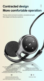 Sports Headphones Wireless Wearable Music Player Built-in Memory Sweatproof  Player Music FM Radio Wireless Headset Bluetooth Headphones Earbuds Bluetooth 5.0 Sport Outdoor Workout Hands Free Handsfree Ear Buds For Running Stevvex