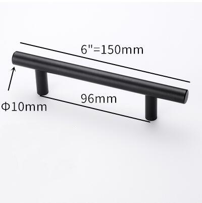 Stainless Steel Kitchen Door Cabinet T Bar Handle Pull Knob Door Pull Handle Stainless Door Handle Stainless Steel Hollow Bar Drawer Pulls Cupboard Knob For Kitchen Furniture Stevvex