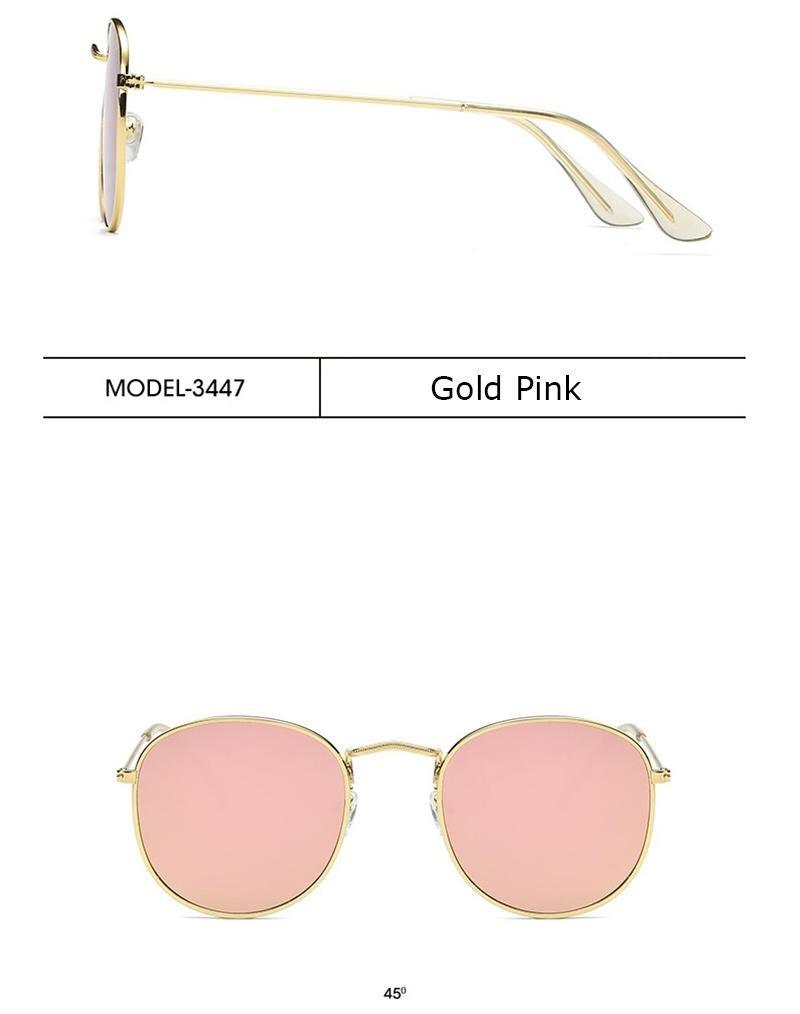 Small Round Polarized Sunglasses Retro Men Women Round Shape Sunglasses For Women New Branded Designer Eyeglasses For Women/Men New Elegant Small Frame Round Glasses Stevvex