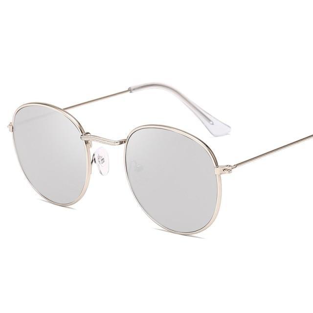 Small Round Polarized Sunglasses Retro Men Women Round Shape Sunglasses For Women New Branded Designer Eyeglasses For Women/Men New Elegant Small Frame Round Glasses Stevvex