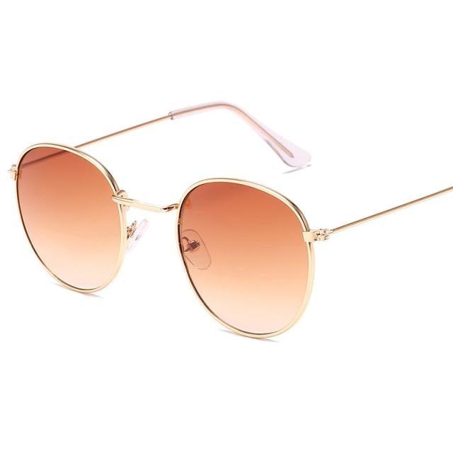 Small Round Polarized Sunglasses Retro Men Women Round Shape Sunglasses For Women New Branded Designer Eyeglasses For Women/Men New Elegant Small Frame Round Glasses Stevvex