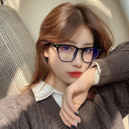 Blue Light Blocking Glasses Frame Lightweight Eyeglasses Frame Filter Blue Ray Computer Game Glasses  Oversized Women Eyeglasses Transparent Anti Blue Ray Men Modern Simple Frames Stevvex