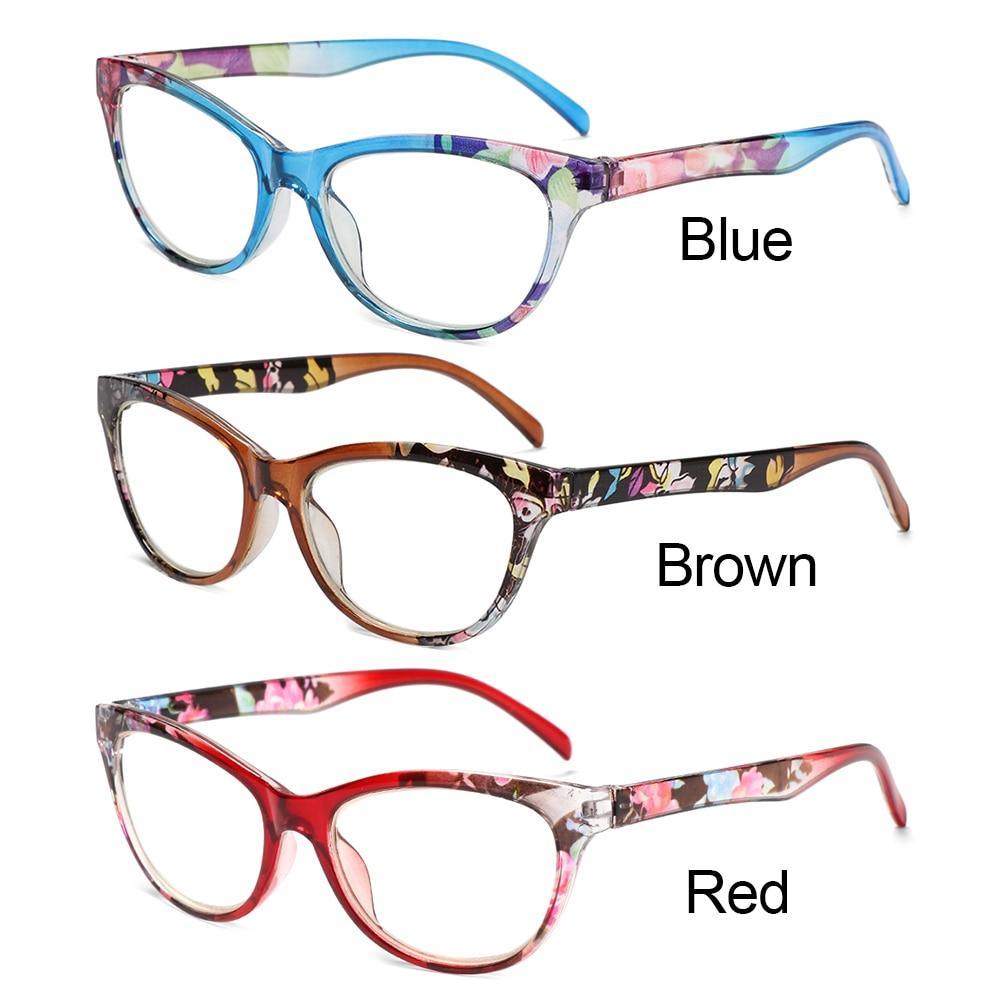Cat Eye Reading Glasses Women Men Light Weight Presbyopic Reading Glasses Designer Cat Eye Frame Ladies Computer Readers Anti Glare UV Ray Eyeglasses Diopter Presbyopia Eyewear +1.00~+4.0 Stevvex