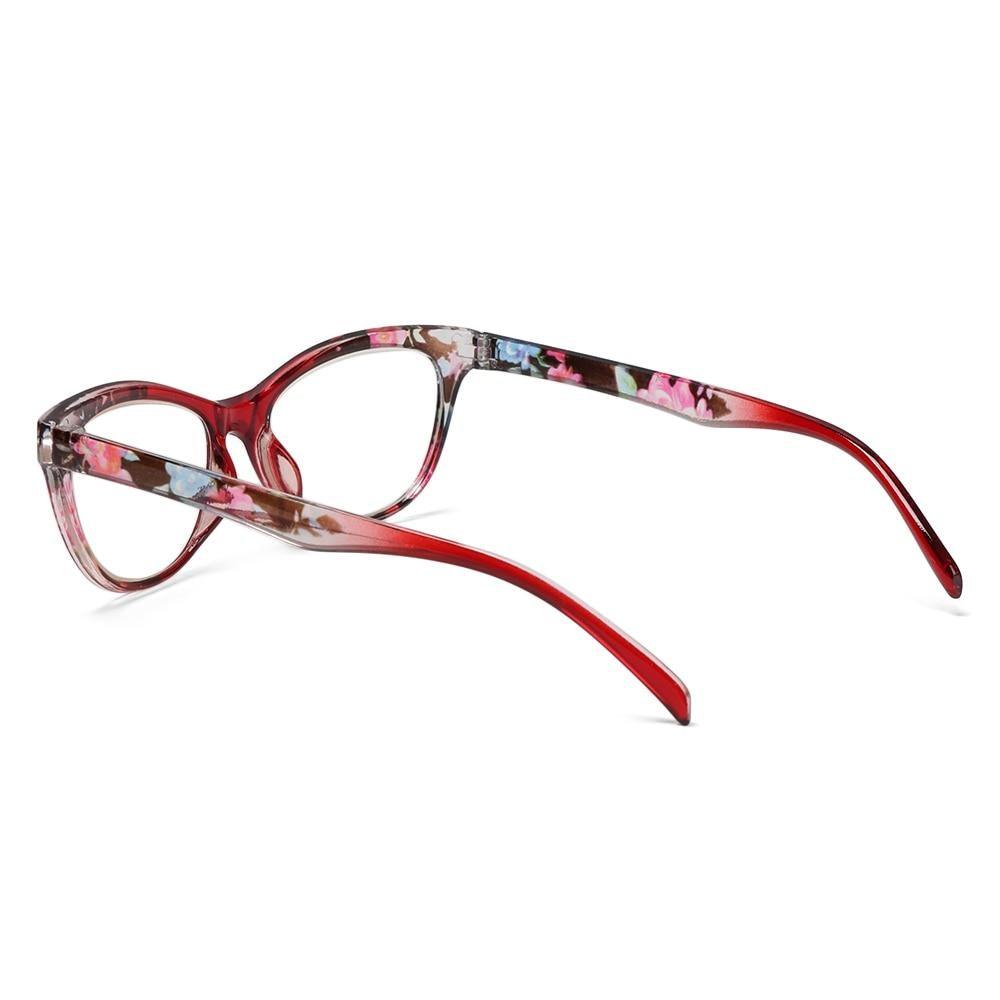 Cat Eye Reading Glasses Women Men Light Weight Presbyopic Reading Glasses Designer Cat Eye Frame Ladies Computer Readers Anti Glare UV Ray Eyeglasses Diopter Presbyopia Eyewear +1.00~+4.0 Stevvex