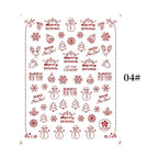 Sliver Bronzing Christmas Slider Nail Art 3D Decals Decoration Snowflake Nail Art Sticker Manicures Transfer Foil Xmas Gift  Nails Snowflake Nail Art Stickers Decals Christmas Nail 3D Self Adhesive Nail Stickers for Acrylic Nails Snowflake Stevvex