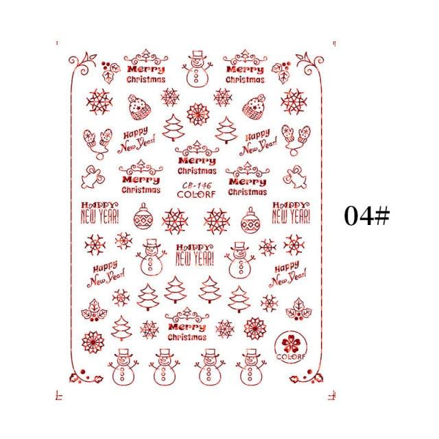 Sliver Bronzing Christmas Slider Nail Art 3D Decals Decoration Snowflake Nail Art Sticker Manicures Transfer Foil Xmas Gift  Nails Snowflake Nail Art Stickers Decals Christmas Nail 3D Self Adhesive Nail Stickers for Acrylic Nails Snowflake Stevvex