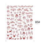 Sliver Bronzing Christmas Slider Nail Art 3D Decals Decoration Snowflake Nail Art Sticker Manicures Transfer Foil Xmas Gift  Nails Snowflake Nail Art Stickers Decals Christmas Nail 3D Self Adhesive Nail Stickers for Acrylic Nails Snowflake Stevvex