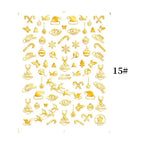 Sliver Bronzing Christmas Slider Nail Art 3D Decals Decoration Snowflake Nail Art Sticker Manicures Transfer Foil Xmas Gift  Nails Snowflake Nail Art Stickers Decals Christmas Nail 3D Self Adhesive Nail Stickers for Acrylic Nails Snowflake Stevvex