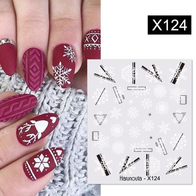 Sliver Bronzing Christmas Slider Nail Art 3D Decals Decoration Snowflake Nail Art Sticker Manicures Transfer Foil Xmas Gift  Nails Snowflake Nail Art Stickers Decals Christmas Nail 3D Self Adhesive Nail Stickers for Acrylic Nails Snowflake Stevvex