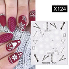 Sliver Bronzing Christmas Slider Nail Art 3D Decals Decoration Snowflake Nail Art Sticker Manicures Transfer Foil Xmas Gift  Nails Snowflake Nail Art Stickers Decals Christmas Nail 3D Self Adhesive Nail Stickers for Acrylic Nails Snowflake Stevvex