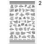 3D Nail Sticker Russian English Letter Sticker For Nails Foil Love Heart Design Accessories Fashion Manicures Sticker Decoration  Nail Art Stickers Water Transfer Nail Decals Full Wraps Gradient Acrylic Nail Kits for Women Manicure Decoration Stevvex