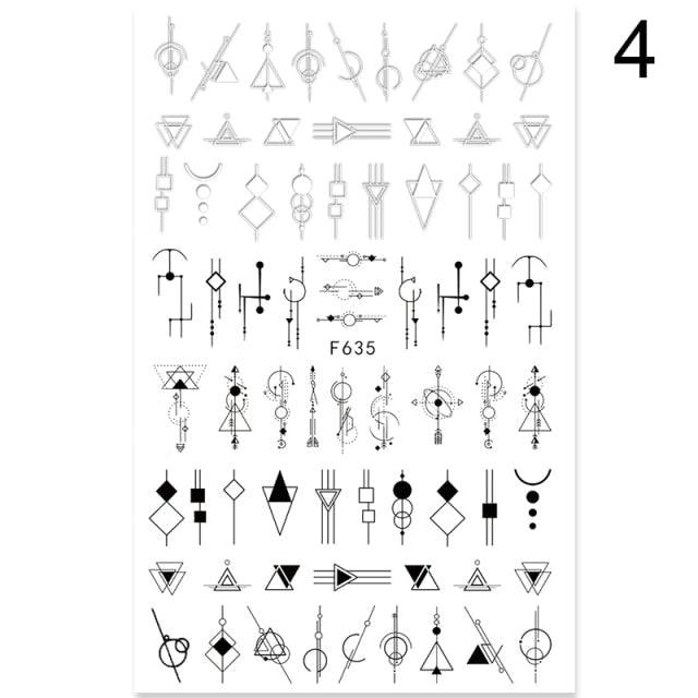 3D Nail Sticker Russian English Letter Sticker For Nails Foil Love Heart Design Accessories Fashion Manicures Sticker Decoration  Nail Art Stickers Water Transfer Nail Decals Full Wraps Gradient Acrylic Nail Kits for Women Manicure Decoration Stevvex