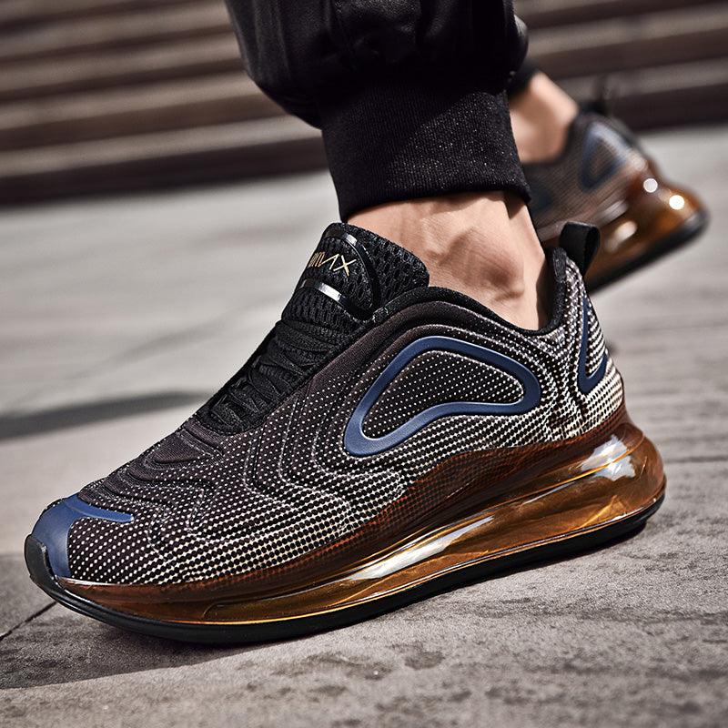 Elegant Mens Running Sport Air Cushion Outdoor Training Sneakers High Heels Design Breathable Mesh Athletic Luxury Design Non Slip Tennis Sport Athletic Walking Sneakers Stevvex