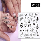 Rainbow Wave Love Heart Pattern Water Decals Stickers Butterfly Dragon Geometry Slider For Nails Art Decoration Tip Water Transfer Nail Decals Sticker For Pretty Girl Self-Adhesive Nail Decals Designer Nail Stickers for Acrylic Stevvex