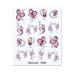 Rainbow Wave Love Heart Pattern Water Decals Stickers Butterfly Dragon Geometry Slider For Nails Art Decoration Tip Water Transfer Nail Decals Sticker For Pretty Girl Self-Adhesive Nail Decals Designer Nail Stickers for Acrylic Stevvex