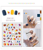 Cartoon Characters Plants Animals Forest Flowers Small Fresh Flowers 3D Nail Stickers Hyuna Style Nail Patch Waterproof Self Adhesive Nail Decals for Nail Art Decoration Including Hearts Stars Letters Bowknot Leaves Flowers Plants Fruits Butterflies