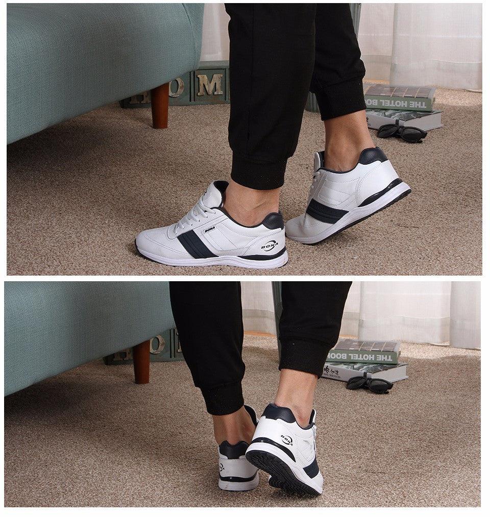 New Stylish Mens Walking Shoes Lace Up Sport Outdoor Jogging Athletic Shoes Comfortable Sneakers Running Lace Up Athletic Sneakers Outdoor Walking Mens Comfortable Fashion Design Stevvex