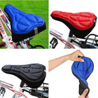 Mountain Bike 3D Saddle Cover Thick Breathable Super Soft Bicycle Seat Cushion Silicone Sponge Gel Seat Cover With Gel Padding And Memory Foam Bike Seat Cushion Cover Pad  For Bicycle Seat Saddle Stevvex