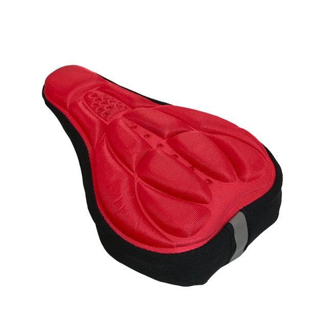 Mountain Bike 3D Saddle Cover Thick Breathable Super Soft Bicycle Seat Cushion Silicone Sponge Gel Seat Cover With Gel Padding And Memory Foam Bike Seat Cushion Cover Pad  For Bicycle Seat Saddle Stevvex