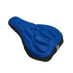 Mountain Bike 3D Saddle Cover Thick Breathable Super Soft Bicycle Seat Cushion Silicone Sponge Gel Seat Cover With Gel Padding And Memory Foam Bike Seat Cushion Cover Pad  For Bicycle Seat Saddle Stevvex