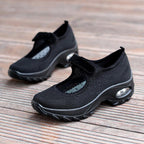 New Air Cushion Flat Shoes Women Mesh Sneakers Breathable Women Shoes Increase Casual Shoes Air Cushion Woman Mesh Sneakers Breathable Flats Womens Shoes Stevvex