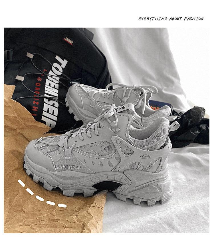 Luxury Mens Sneakers White Sneakers Men High Fashion Comfy Fashion Sneakers Breathable Athletic Casual Shoes Shock Absorption For Running Stevvex