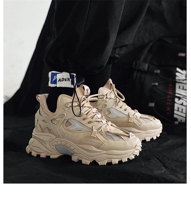 Luxury Mens Sneakers White Sneakers Men High Fashion Comfy Fashion Sneakers Breathable Athletic Casual Shoes Shock Absorption For Running Stevvex