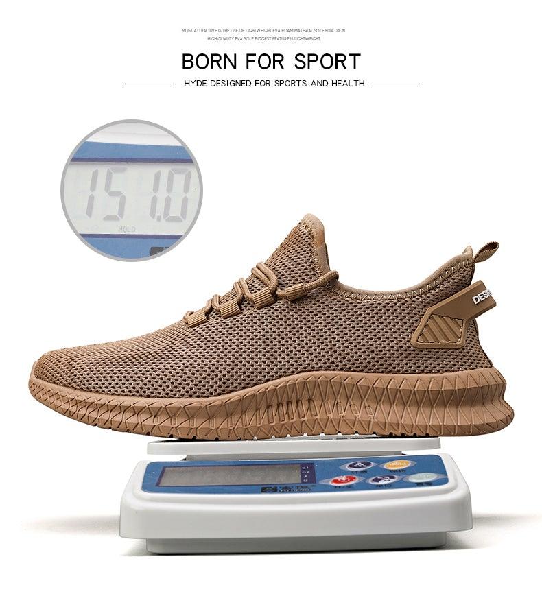 Light Running Comfortable Casual Men's Sneaker Breathable  Wear-Resistant Outdoor Walking Men Sport Non Slip Athletic Fashion Sneakers Mesh Workout Casual Sports Sneakers Stevvex