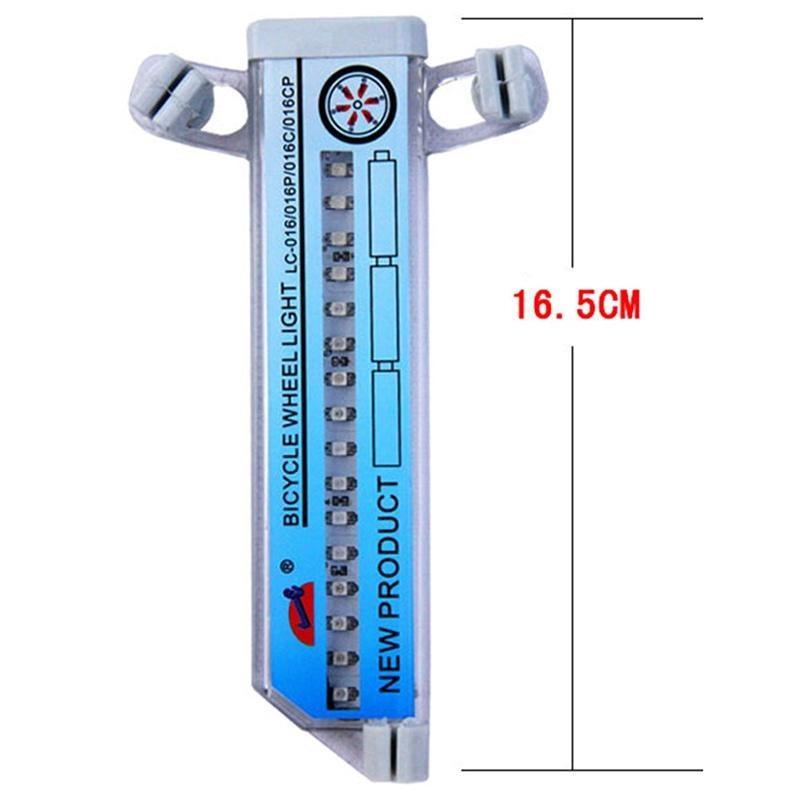 Bicycle Motorcycle Bike Tire Wheel Lights 32 Patterns LED Flash Spoke Lamp Cycling Light Bike Bicycle Spoke LED Lights Bright Cycling Flashing Night Light Safe Accessories Stevvex