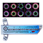 Bicycle Motorcycle Bike Tire Wheel Lights 32 Patterns LED Flash Spoke Lamp Cycling Light Bike Bicycle Spoke LED Lights Bright Cycling Flashing Night Light Safe Accessories Stevvex