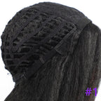 Long Kinky Straight Synthetic Wigs for Black Women