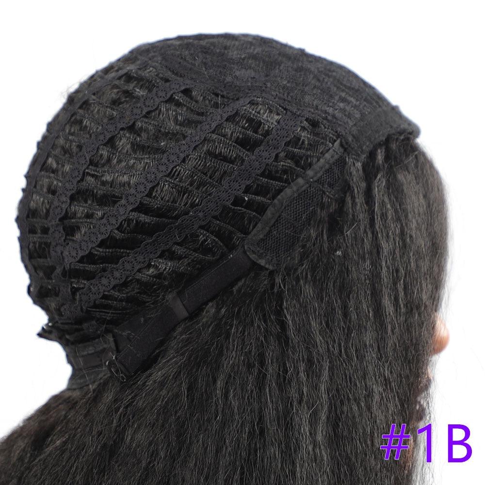 Long Kinky Straight Synthetic Wigs for Black Women