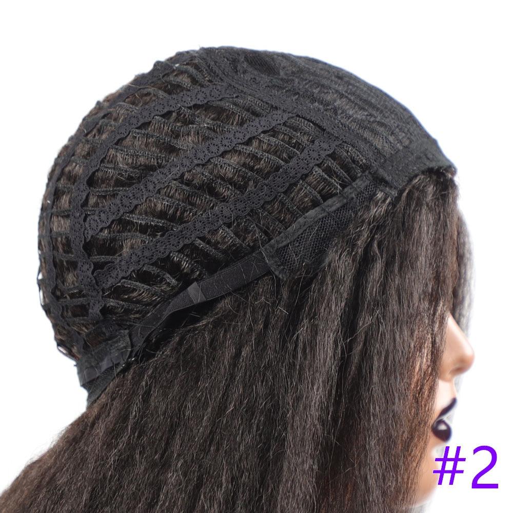 Long Kinky Straight Synthetic Wigs for Black Women