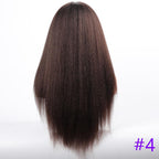 Long Kinky Straight Synthetic Wigs for Black Women