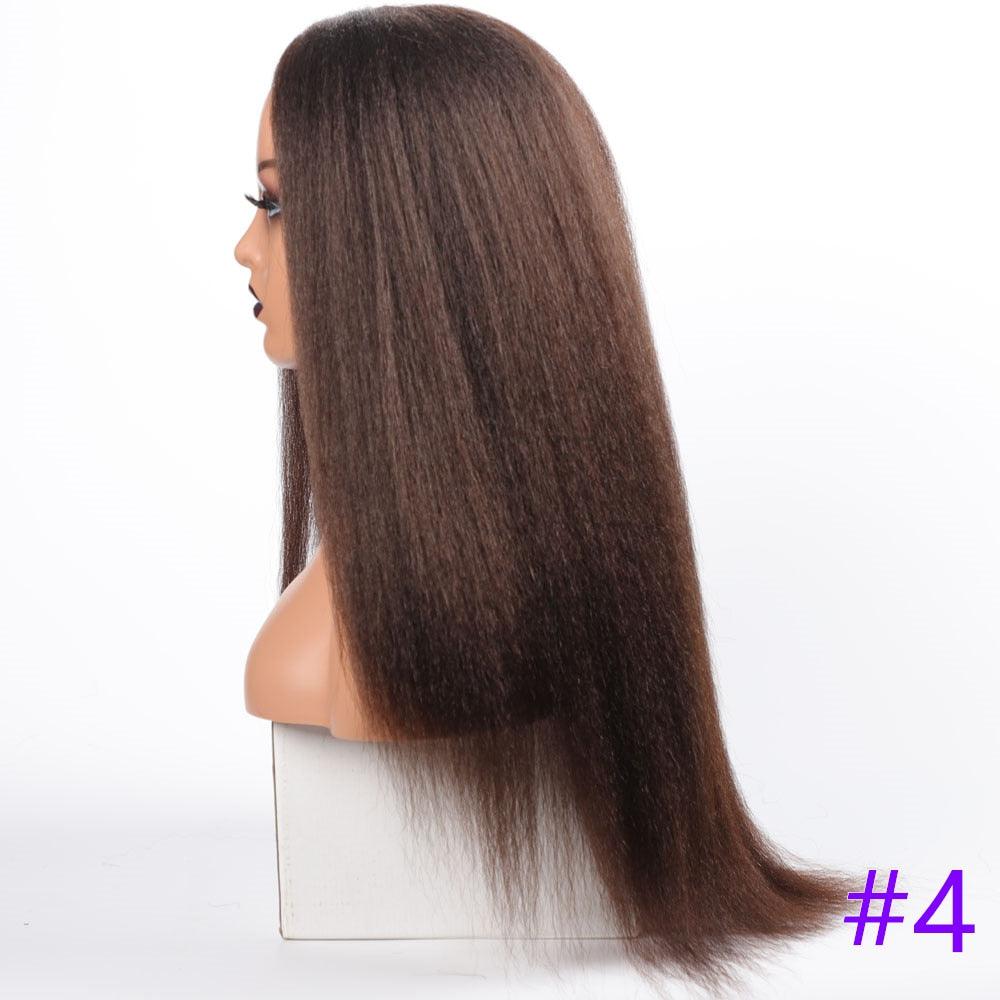 Long Kinky Straight Synthetic Wigs for Black Women
