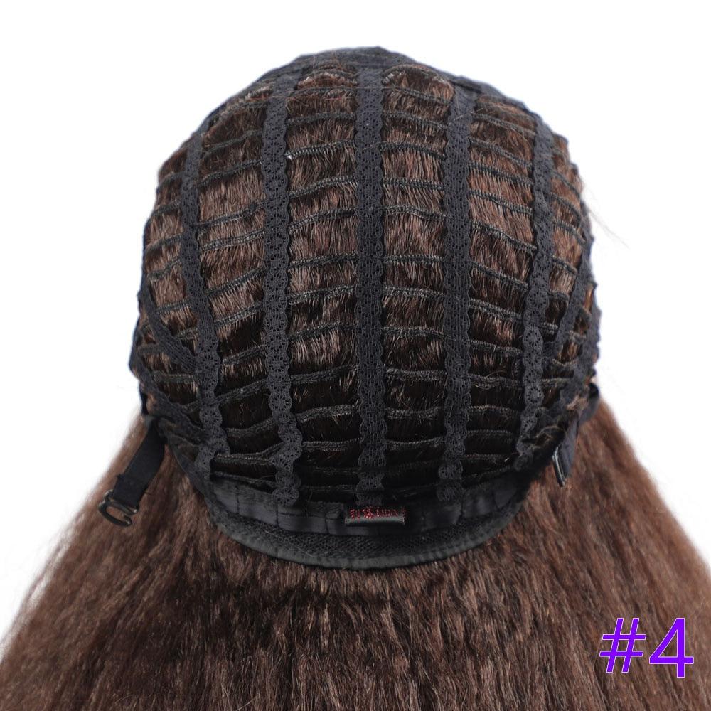Long Kinky Straight Synthetic Wigs for Black Women