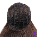 Long Kinky Straight Synthetic Wigs for Black Women