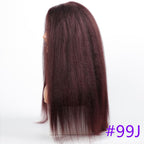 Long Kinky Straight Synthetic Wigs for Black Women