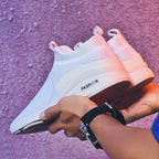 Mens Red Sneakers Flats Sport Footwear Couple Sneakers New Fashion Lovers Casual Lightweight Jogging Breathable Tennis Sport Shoes For Workout OutdoorWalking Stevvex