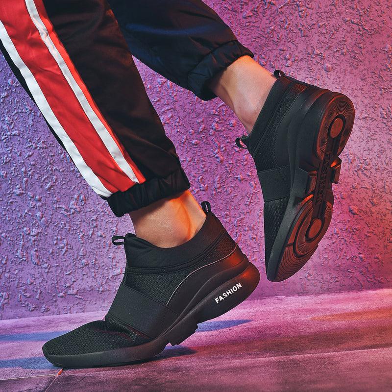 Mens Red Sneakers Flats Sport Footwear Couple Sneakers New Fashion Lovers Casual Lightweight Jogging Breathable Tennis Sport Shoes For Workout OutdoorWalking Stevvex